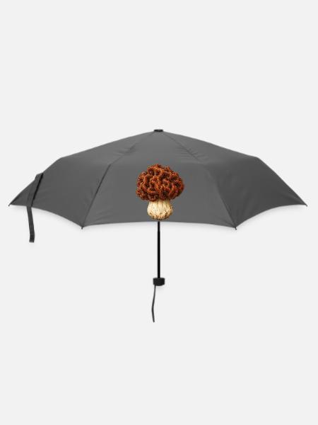 Gyromitra Gehirnpilz-Mütze - Regenschirm (klein) - Grau