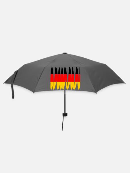Germany Flag - Umbrella (small) - grey