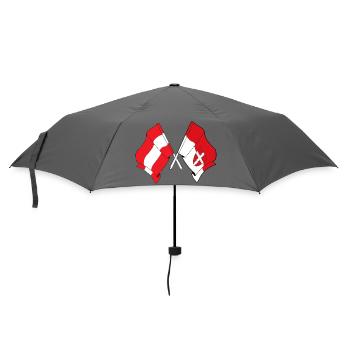 Drapeaux croisés Autriche & Vienne - Parapluie standard - bruyère - Devant