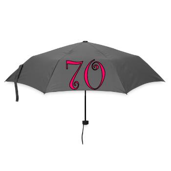 70. 70 ANS. 70e ANNIVERSAIRE. ANNIVERSAIRE 70 ANS. - Parapluie standard - bruyère - Devant