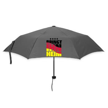 bringt ihn heim! WM pokal - Regenschirm (klein) - Grau - Vorne