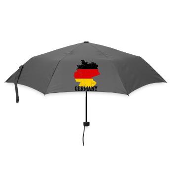 Silhouette allemande jaune rouge - Parapluie standard - bruyère - Devant