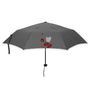 Women's Soccer, Girl, Soccer - Umbrella (small) - grey - Front