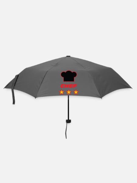 Koch – Küche – Koch - Regenschirm (klein) - Grau