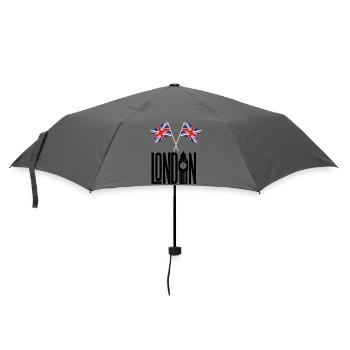 London - Regenschirm (klein) - Grau - Vorne