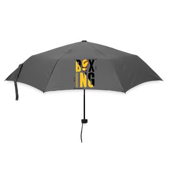 Boxing Boxer Boxing Glove Logo - Umbrella (small) - grey - Front
