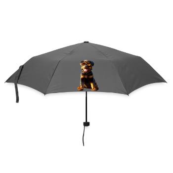 Les chiens Rottweiler aiment les fiers amateurs de rottweiler - Parapluie standard - bruyère - Devant