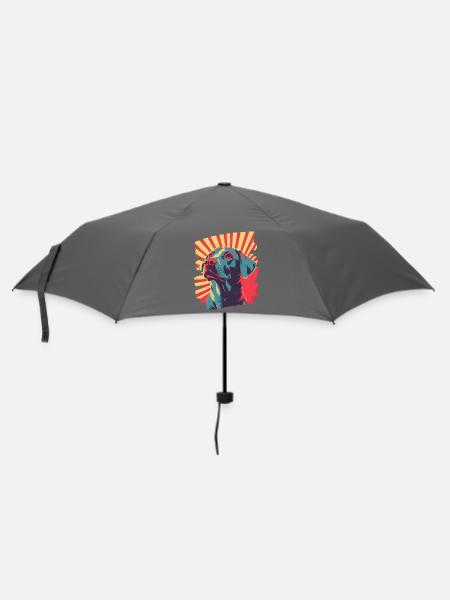 Labrador - Regenschirm (klein) - Grau