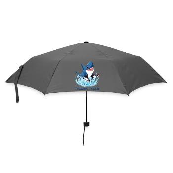 Tralalero Tralala Brainrot Lovers Italian Brainrot - Umbrella (small) - grey - Front