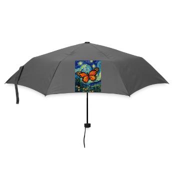 Papillon étoilé style Van Gogh - Parapluie standard - bruyère - Devant