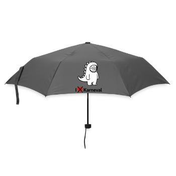 Karnevalsmuffel - Regenschirm (klein) - Grau - Vorne