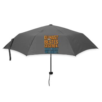 You did your best, which doesn't mean much - Umbrella (small) - grey - Front