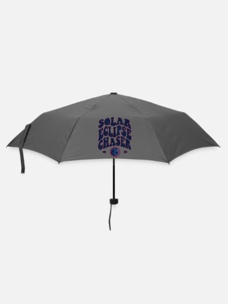 Solar eclipse chaser - Regenschirm (klein) - Grau