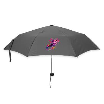 Colorful Axolotl Splash – For Axolotl Fans - Umbrella (small) - grey - Front