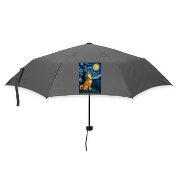 Shiba Inu Nuit étoilée Kawaii Doge Art - Parapluie standard - bruyère - Devant