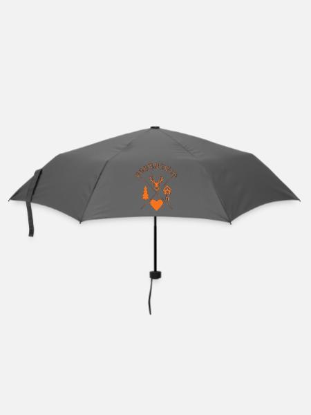 Schwarzwald Liebe - Regenschirm (klein) - Grau