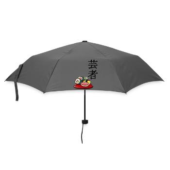 japan Otaku japanisch anime asiatisch maki - Regenschirm (klein) - Grau - Vorne