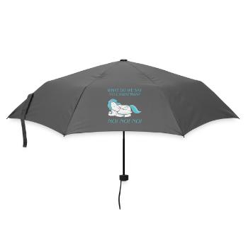 ! What do we say to christmas? No No No! - Umbrella (small) - grey - Front