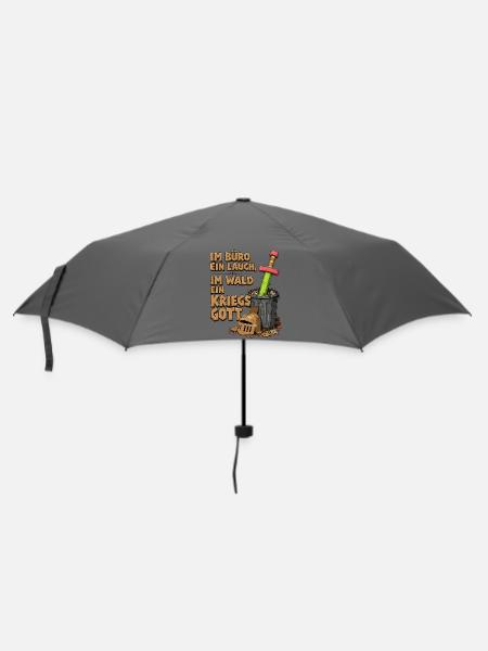 Larp Ritter, Pappe Schwert - Regenschirm (klein) - Grau