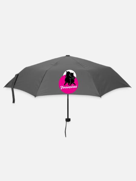 Forrozeiras – Tanzende Capybaras | Forro Statement - Regenschirm (klein) - Grau