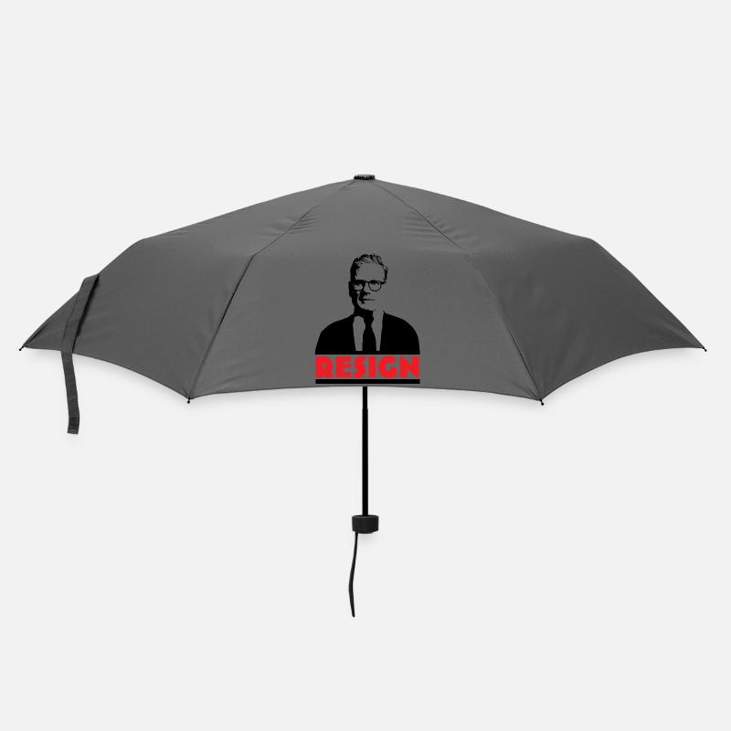 Kier Starmer resign Graphic  - Umbrella (small) - grey