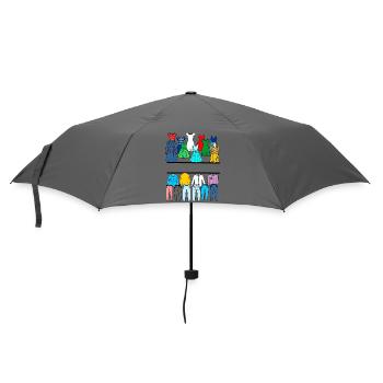 Women's and girls clothing text banner - Umbrella (small) - grey - Front