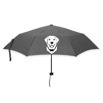 Golden Retriever chien T-shirt tête de chien cadeau - Parapluie standard - bruyère - Devant