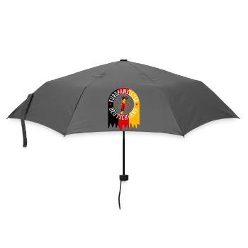 Europameister Deutschland - Regenschirm (klein) - Grau - Vorne