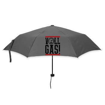 Full Throttle Speedometer Saying - Umbrella (small) - grey - Front