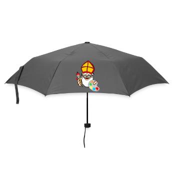 Sinterklaas paint - Umbrella (small) - grey - Front