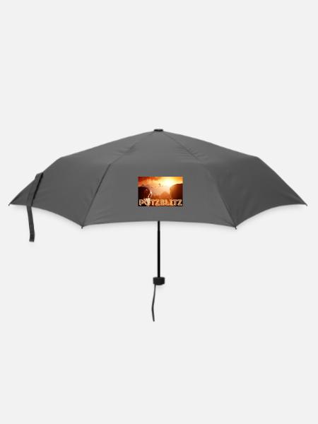 Potzblitz - Wortschätze - vergessene Wörter - Regenschirm (klein) - Grau