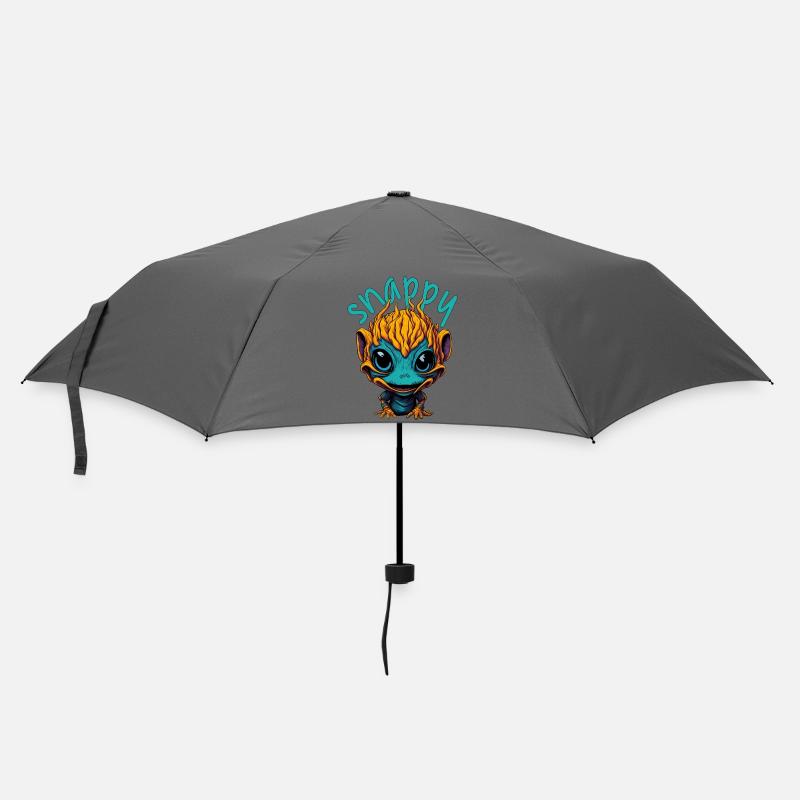 Snappy Alien - Umbrella (small) - grey