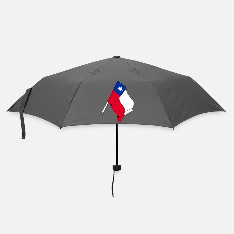 Flagge Chile - Regenschirm (klein) - Grau