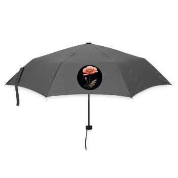 Poppy, poppy, flower, red, orange - Umbrella (small) - grey - Front