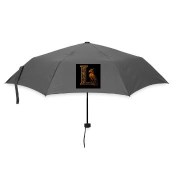 L – Magic ornament with phoenix - Umbrella (small) - grey - Front