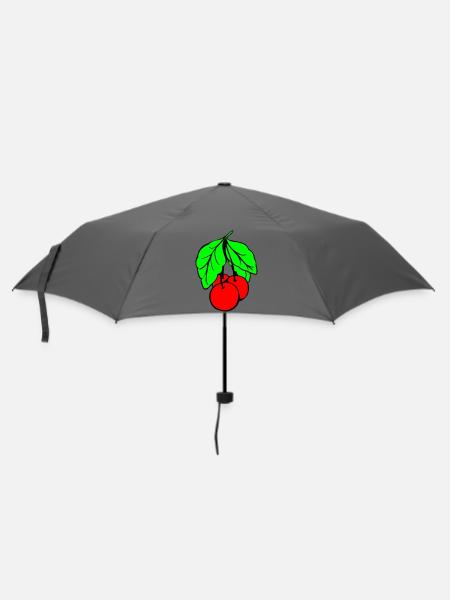 Cherries - Umbrella (small) - grey