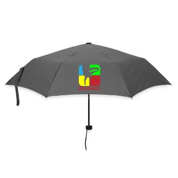 Breakdance - Regenschirm (klein) - Grau - Vorne