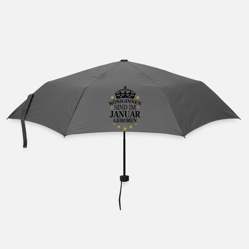 Königinnen Januar - Regenschirm (klein) - Grau