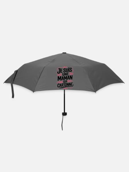 Ich bin eine erfolgreiche Mutter - Regenschirm (klein) - Grau