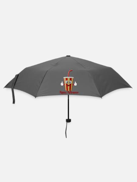 Frohen Halloween-Cola-Becher - Regenschirm (klein) - Grau