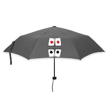 Bannière de texte Four Aces - Parapluie standard - bruyère - Devant