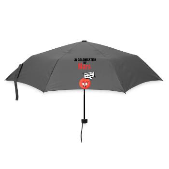 Die Besiedlung des März - Regenschirm (klein) - Grau - Vorne
