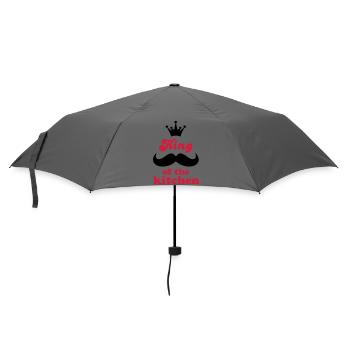 Tablier de cuisine avec dicton amusant - Parapluie standard - bruyère - Devant