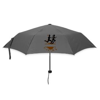 Défi Course de Boue – Boue Homme & Femme - Parapluie standard - bruyère - Devant