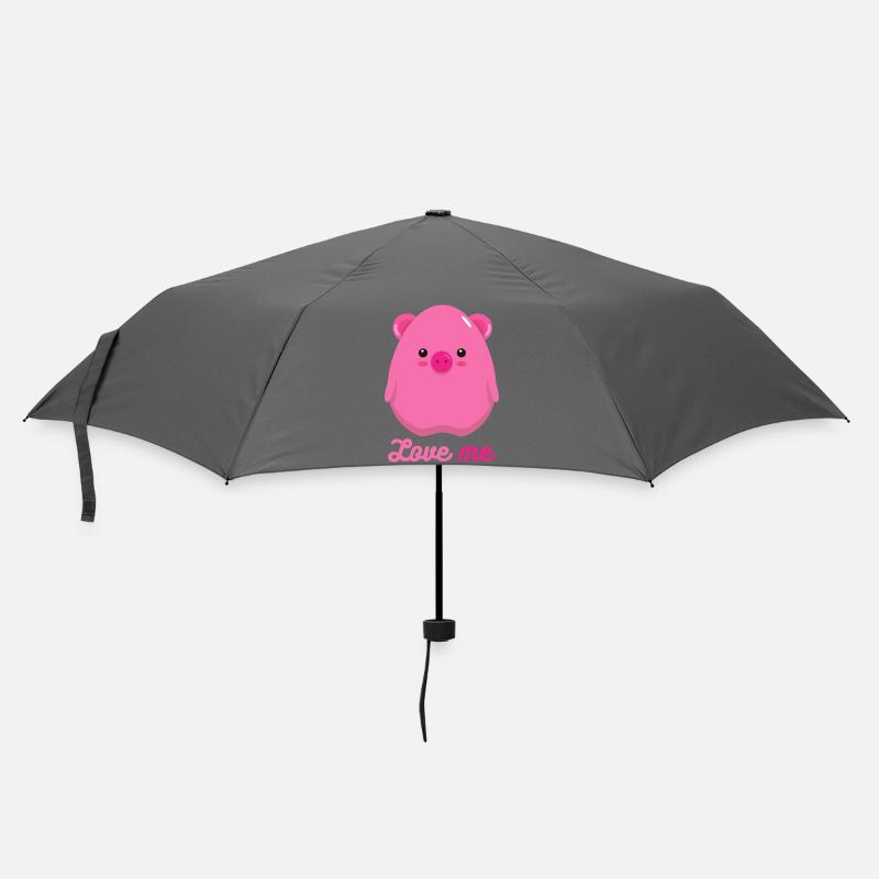 pig - Umbrella (small) - grey