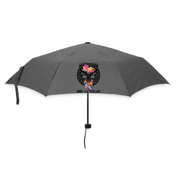 Hibiscus Tropical Spirit Kaleidoscope - Umbrella (small) - grey - Front