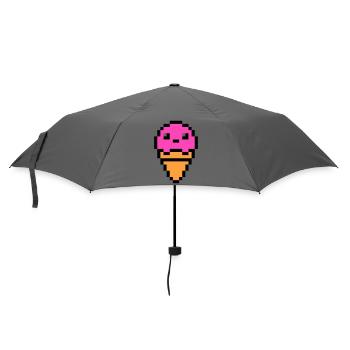 ice cream - Umbrella (small) - grey - Front