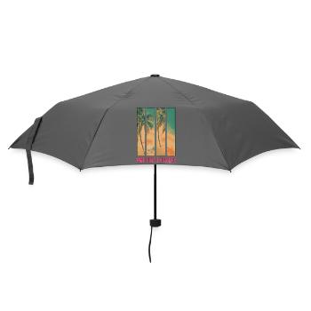 Maldives Paradise – Design Tropical Vintage - Umbrella (small) - grey - Front