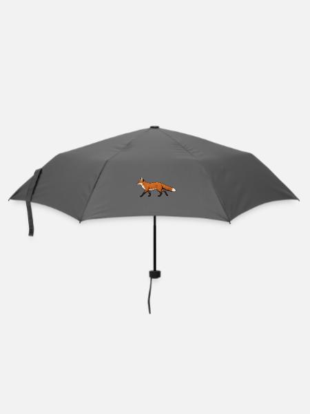 Fuchs - Regenschirm (klein) - Grau