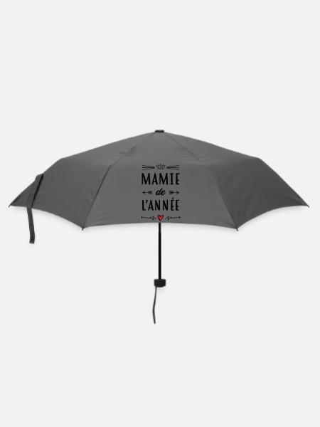 Mamie Mamy Grand-Mère Grand Mere Grands Parents - Umbrella (small) - grey